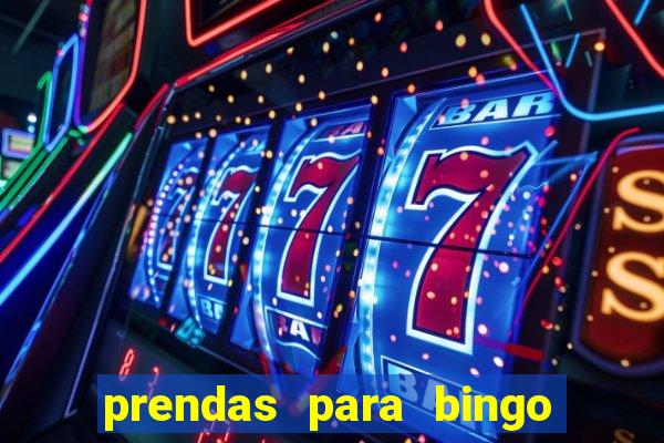 prendas para bingo de natal